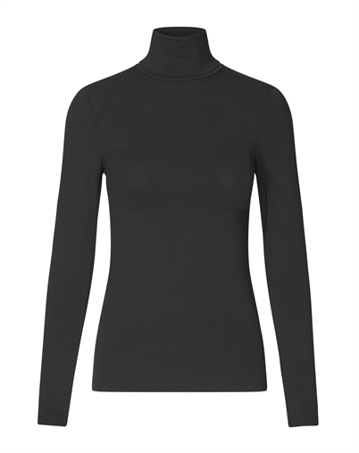 Mbym - Ina Basic Langærmet Trøje - Black 